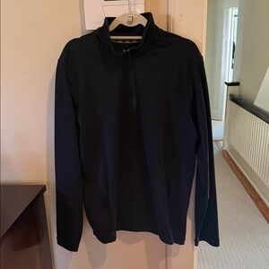 Nike Dri-Fit Quarter-Zip Lightweight Pullover - Black